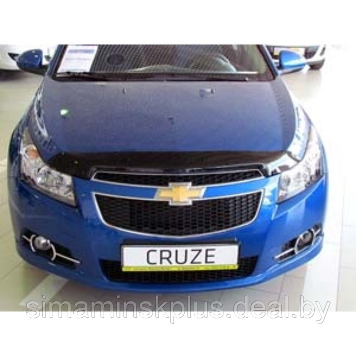 Дефлектор капота темный Chevrolet Cruze 2009-2016, седан, NLD.SCHCRU0912 - фото 1 - id-p197520781