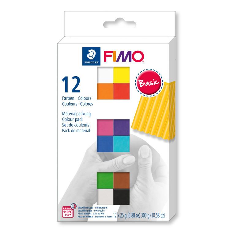 Набор полимерной глины FIMO SOFT basic colours 8023 C12-1