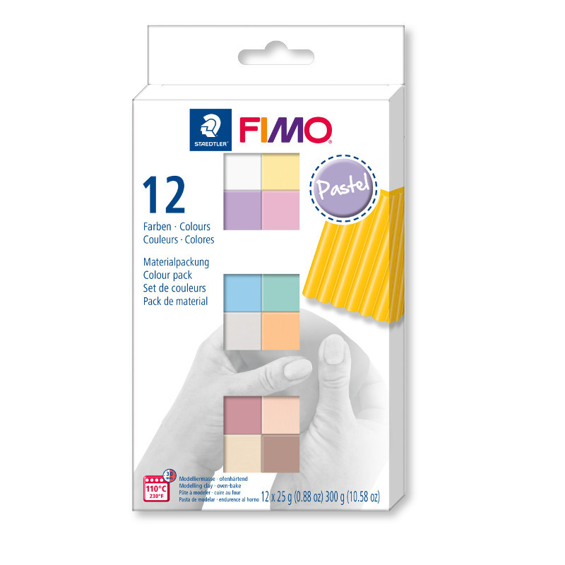 Набор полимерной глины FIMO SOFT pastel colours 8023 C12-3