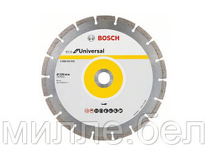 Алмазный круг 230х22 мм универс. сегмент. ECO UNIVERSAL BOSCH ( сухая резка)