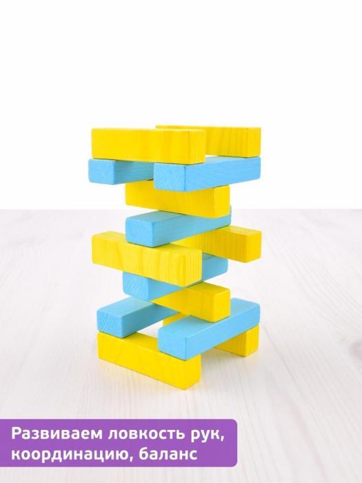 Кубики детские деревянные Конструктор из дерева для игры малышей детей - фото 5 - id-p197522712