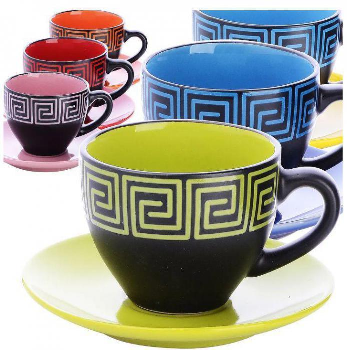 Кружки для чая кофе LORAINE 30451 керамический чайный кофейный набор чашек подарочный - фото 1 - id-p197522979