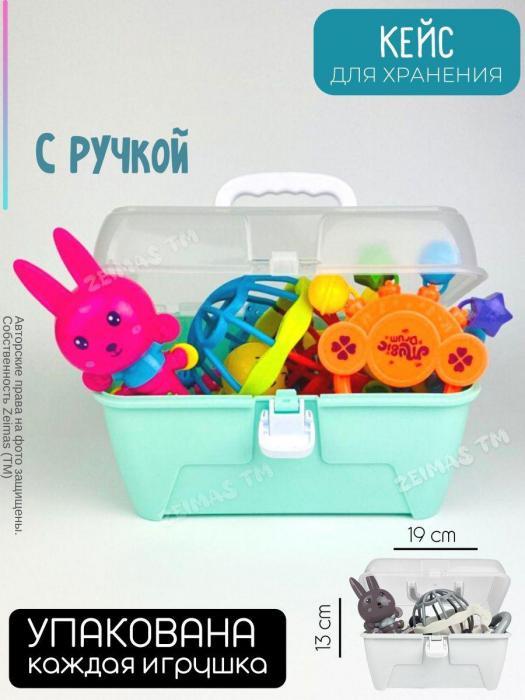 Развивающие игрушки для новорожденных малышей до года мальчиков девочек Набор погремушек на коляску - фото 6 - id-p197523303