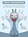 Развивающая интерактивная музыкальная детская игрушка Умный зайка заяц зайчик для малышей синий, фото 6