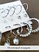 Серьги бижутерия женские набор сережки пусеты под серебро кольца гвоздики, фото 4