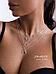 Бижутерия украшения на шею женская VS27 чокер Колье Ожерелье Цепочка с подвеской луна, фото 5