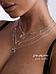 Бижутерия украшения на шею женская VS27 чокер Колье Ожерелье Цепочка с подвеской луна, фото 7