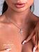 Бижутерия украшения на шею женская VS26 чокер Колье Ожерелье Цепочка с подвеской крест, фото 3