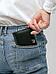 Кошелек портмоне мужской бумажник из натуральной кожи черный для карт документов и автодокументов, фото 2