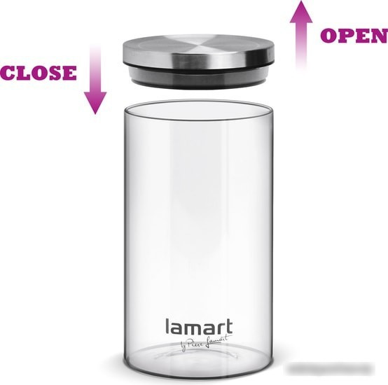 Набор стеклянных баночек для сыпучих продуктов Lamart Peut LT6025 - фото 2 - id-p197538316