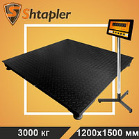 Весы напольные Shtapler PW 3000 кг 1200x1500 мм платформенные