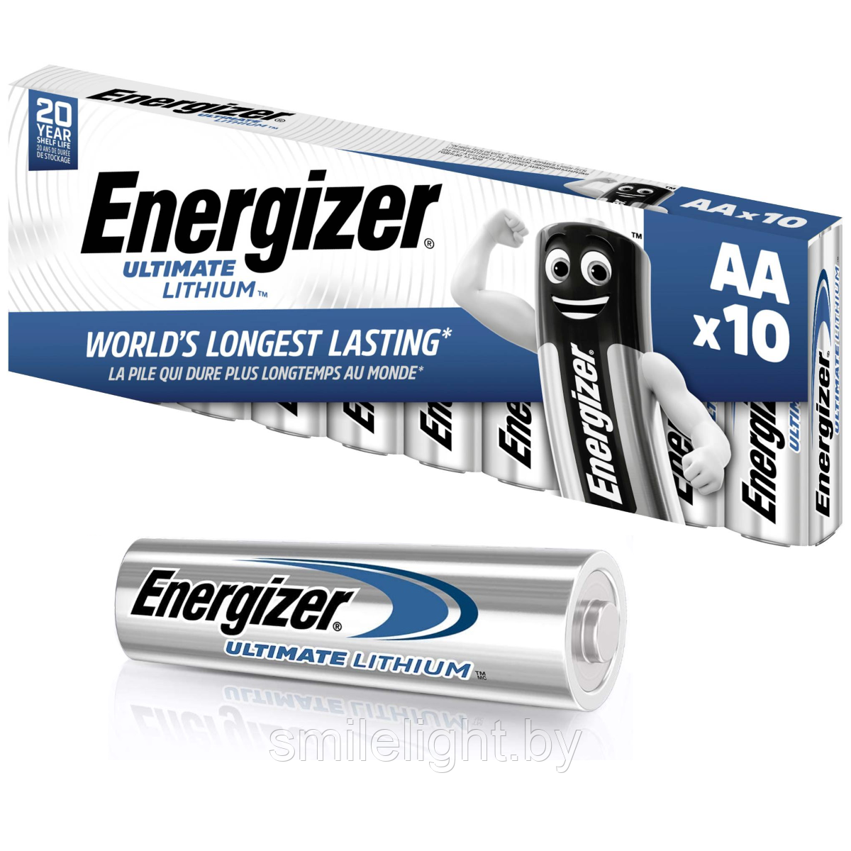 Элемент питания ENERGIZER lithium  AA  industrial (10 pack)