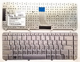 Клавиатура ноутбука HP Pavilion DV5-1100Z серебристая