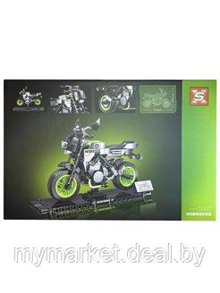 Конструктор Мотоцикл 3d Спорт байк зеленый 266 дет. - фото 2 - id-p197570138