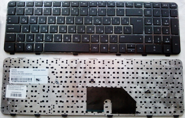 Клавиатура ноутбука HP Pavilion DV6-6b91