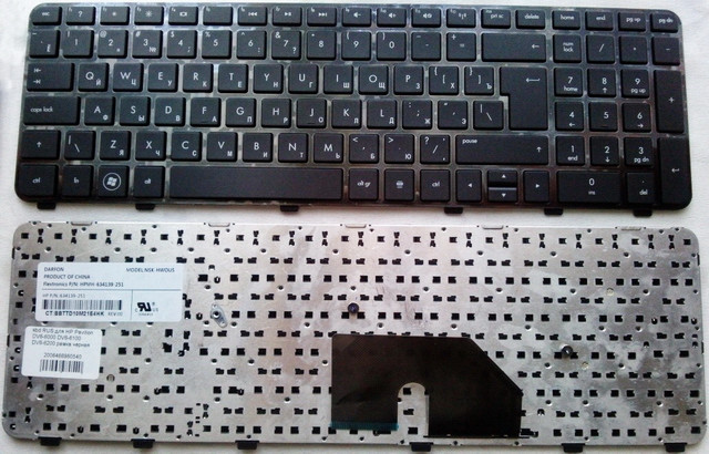 Клавиатура ноутбука HP Pavilion DV6-6b27