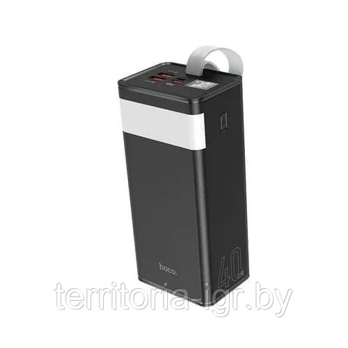 Внешний аккумулятор power bank J86 40000mAh 3А черный Hoco - фото 2 - id-p197573251