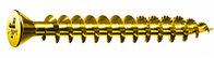 Саморез желтый 3.0х16 (оцинк., мал. потайная головка, полная резьба) 1000 штук