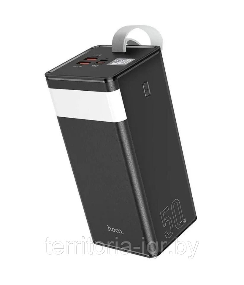 Внешний аккумулятор power bank J86A 50000mAh 3А черный Hoco - фото 4 - id-p197577789