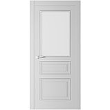 Дверь межкомнатная Ликорн Плоско-фрезерованная ДКПФГ.3 1900*600*40мм (без замков и петель, с телеск. коробкой, фото 3