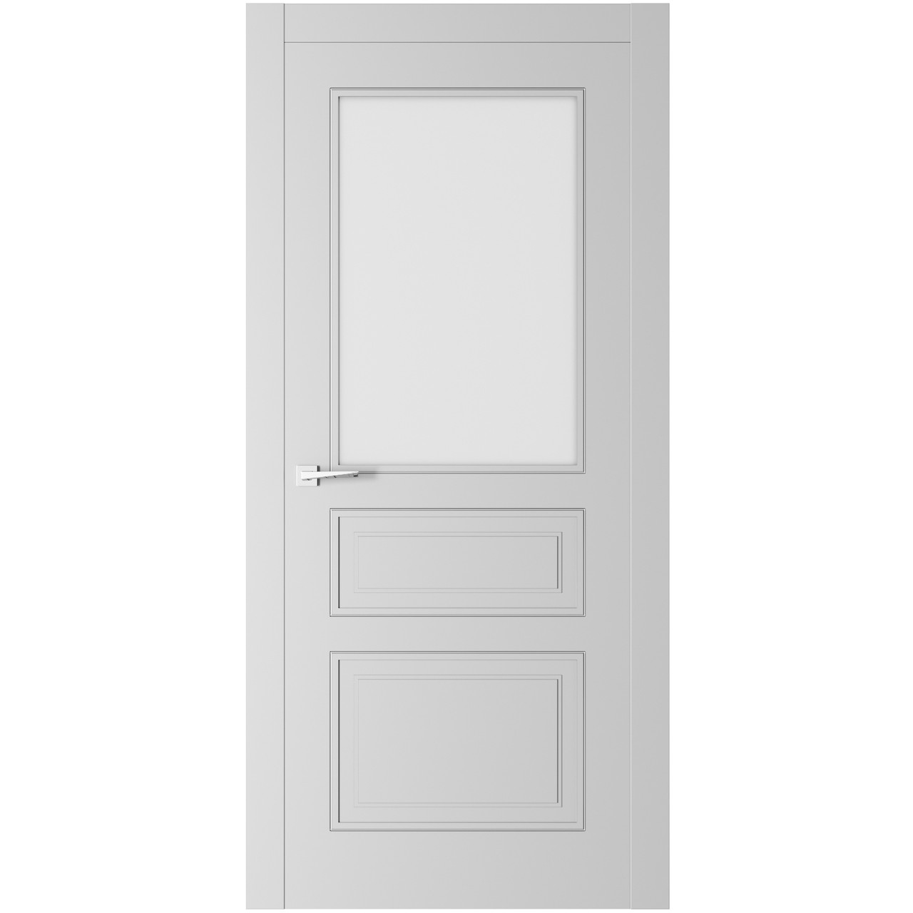 Дверь межкомнатная Ликорн Плоско-фрезерованная ДКПФГ.3 1900*600*40мм (без замков и петель, с телеск. коробкой - фото 3 - id-p197582357