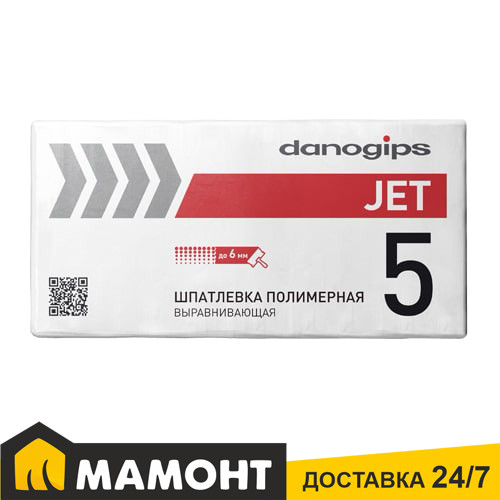 Шпатлевка полимерная DANOGIPS DANO JET 5, 25 кг - фото 1 - id-p142043910