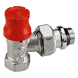 Угловой термостатический клапан  с предварительной настройкой 1/2'' GIACOMINI R401PX233