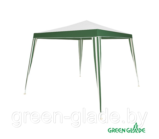 Шатер садовый Green Glade 1017 2,4х2,4м/3х3х2,5м полиэстер + полиэтилен