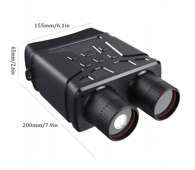 Бинокль цифровой ночного видения R6 (5-ти кратный zoom) с ЖК-экраном, Full HD инфракрасная (ИК) цифровая камер - фото 4 - id-p197616358