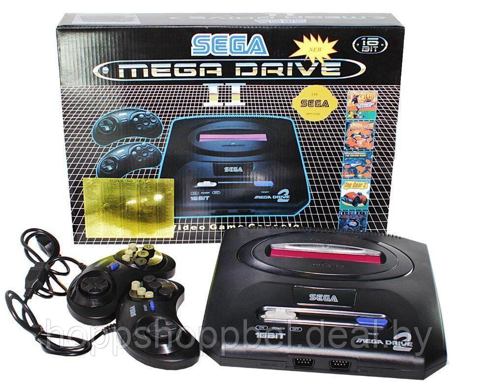 Игровая приставка 16 bit Sega Mega Drive 2, встроенные игры - фото 1 - id-p197617091