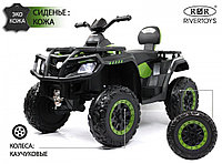 Детский электроквадроцикл RiverToys T001TT 4WD (зеленый)