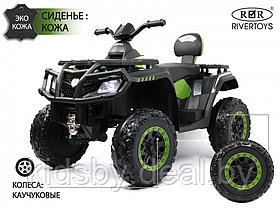 Детский электроквадроцикл RiverToys T001TT 4WD (зеленый)