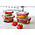 Контейнер пищевой прямоугольный Smart cook 3,7л, красный, фото 2