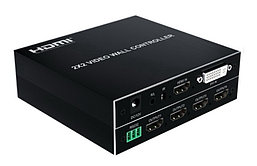 Контроллер видеостены HDMI FullHD на 4 экрана 2x2 556331