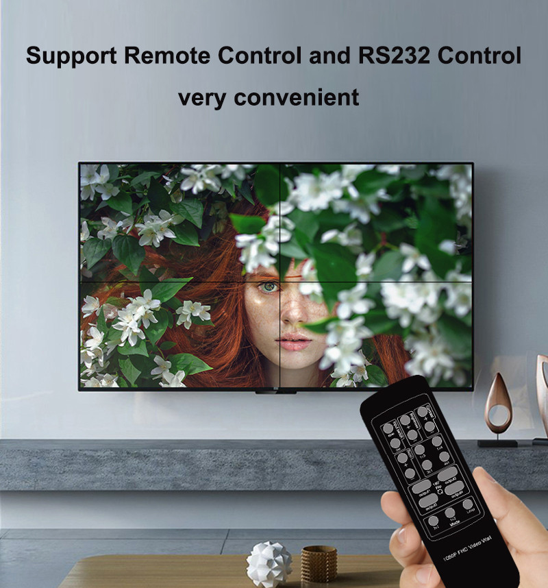 Контроллер видеостены HDMI FullHD на 4 экрана 2x2 556331 - фото 7 - id-p197618670