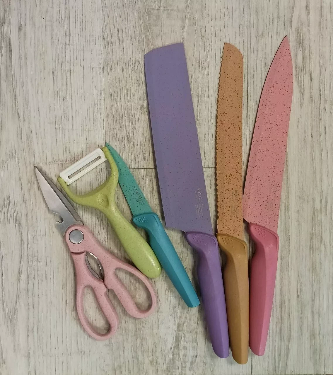 Набор кухонных ножей 6 предметов ROYAL R-319 - фото 6 - id-p177788270