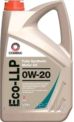 Моторное масло Comma ECO-LLP 0W-20 / ECOLLP5L - фото 1 - id-p197649981