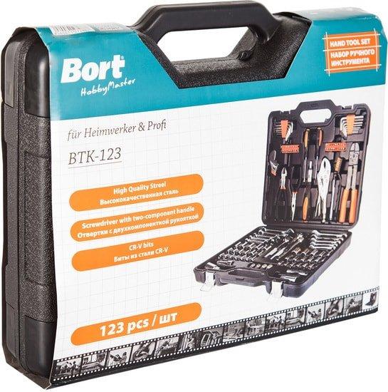 Универсальный набор инструментов Bort BTK-123 (123 предмета) - фото 4 - id-p197656978