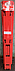 Стойка средняя складная 1000мм красная 101121482 , Германия, фото 2
