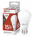 Лампа светодиодная МО 12-48V A60 15W E27 4000К (1200Lm) IN HOME