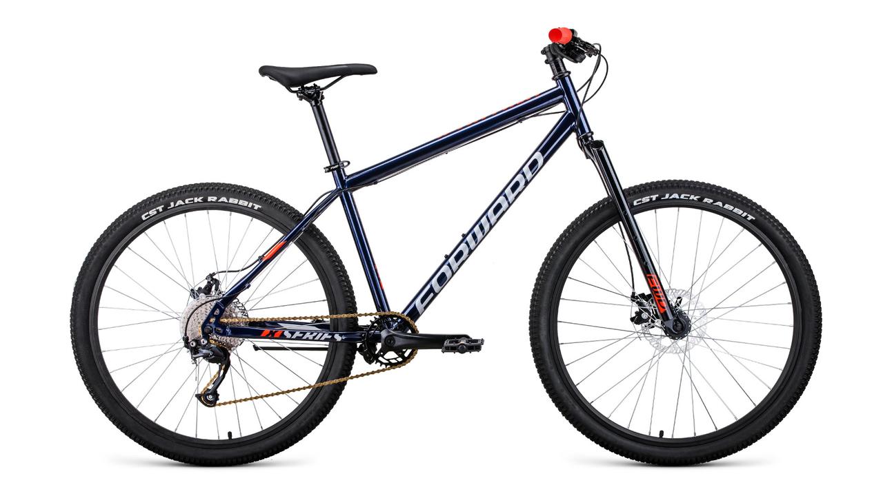 Велосипед Forward Sporting 27.5 X темно-синий/красный - фото 1 - id-p197659066