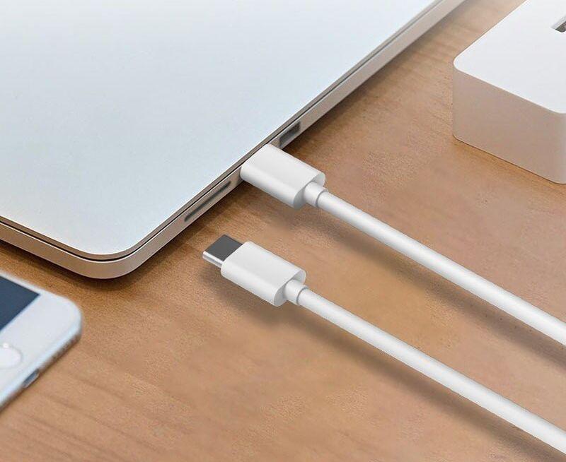 Дата-кабель для быстрой зарядки USB-C - USB-C PD 60W 3A, 1 метр, белый 556300 - фото 4 - id-p197659606