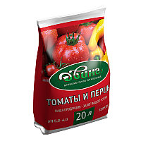 Грунт питательный торфяной "ДВИНА", для томатов и перцев 20 л