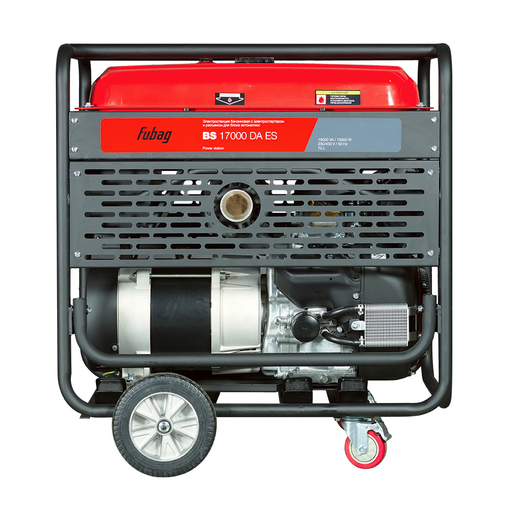 Генератор бензиновый FUBAG BS 17000 DA ES с электростартером и коннектором автоматики - фото 4 - id-p197661232