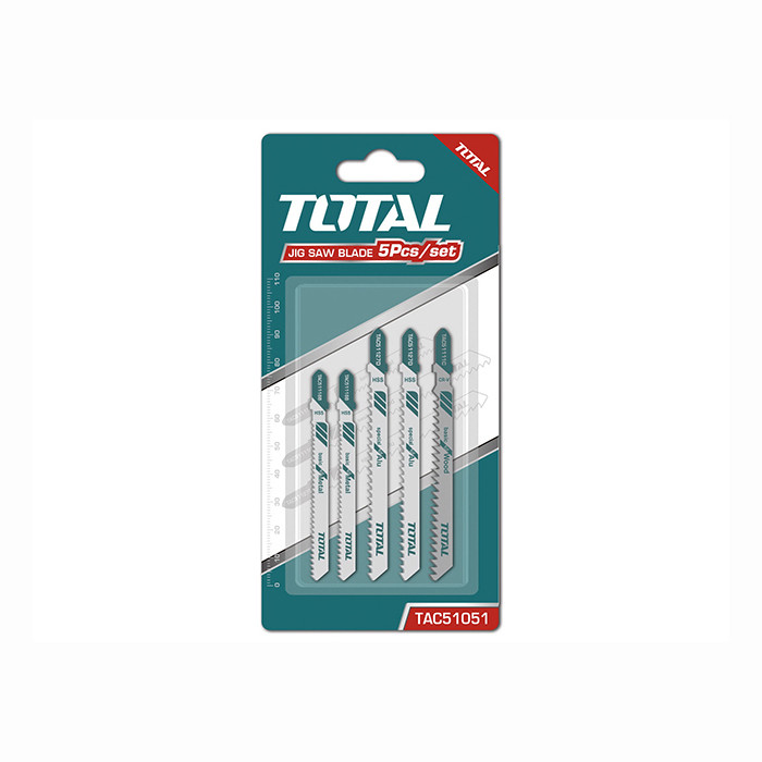 Набор пилок для лобзика TOTAL TAC51051 (5шт) - фото 1 - id-p197663100