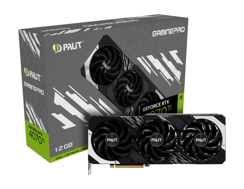 Видеокарта Palit GeForce RTX 4070 Ti GamingPro NED407T019K9-1043A