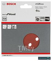 Набор шлифлистов для эксцентриковой шлифмашины Expert for Wood+Paint D125 240 (5шт) 2.608.605.073 BOSCH