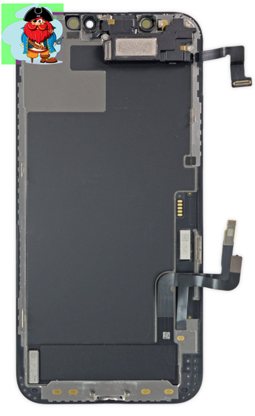 Экран для Apple iPhone 13 Pro с тачскрином, цвет: черный (оригинал, переклейка) - фото 1 - id-p197725179
