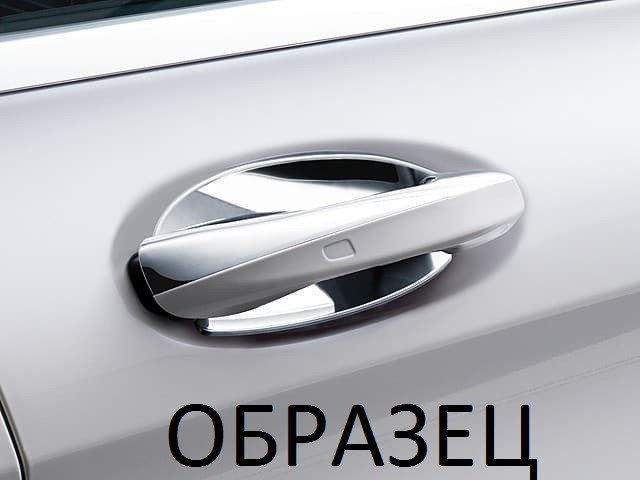 Накладки под ручки двери Renault Logan / Sandero 2004- 2013, нерж. сталь - фото 1 - id-p197753568