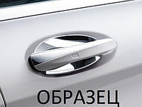 Накладки под ручки двери Hyundai SOLARIS 2017-..., нерж. сталь